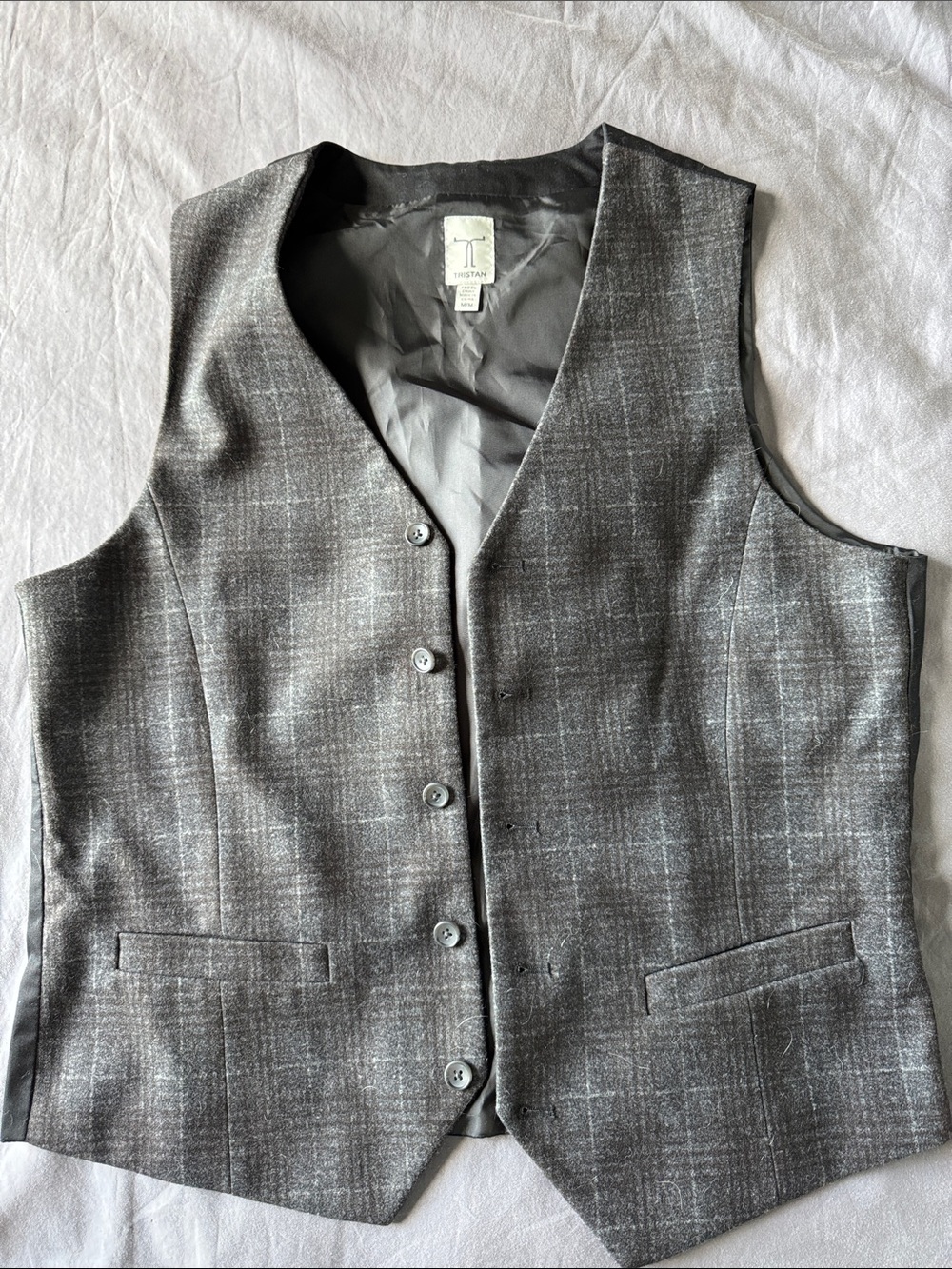 Tristan Black Satin-Look Lining Jacket